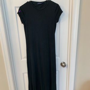 Polo Ralph Lauren, Black Maxi Dress, Size S
